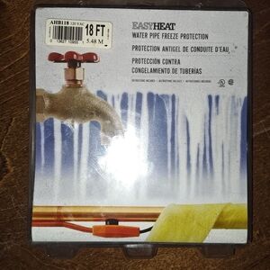 Water Pipe Freeze Protection Cable - Orange